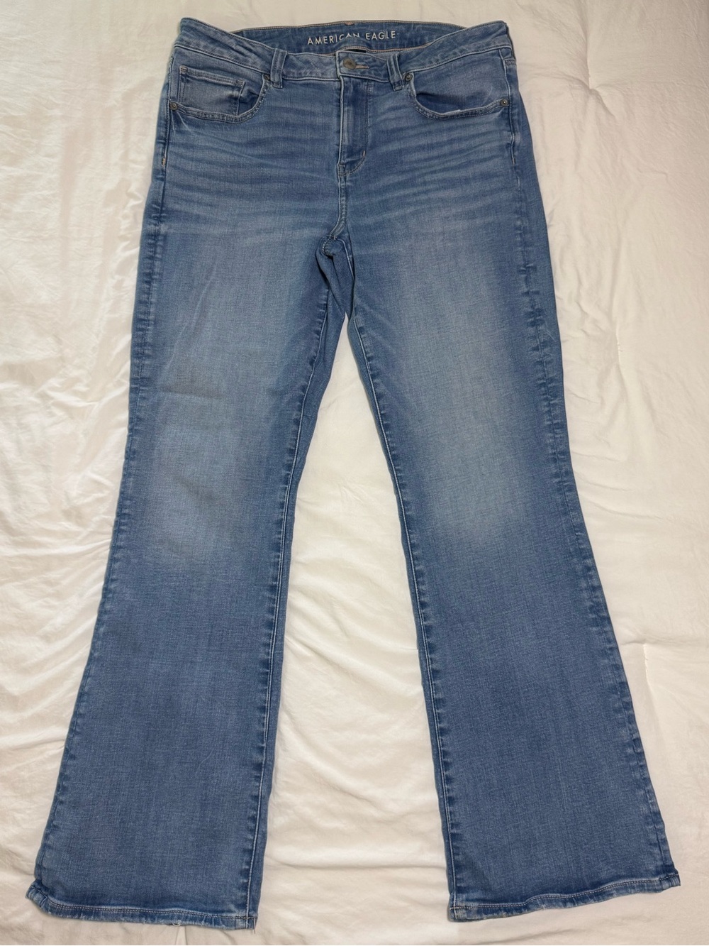 American Eagle Outfitters Light Blue Flare Jeans
